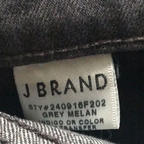 J Brand Gray Slim Straight Jeans - Picture 12 of 13